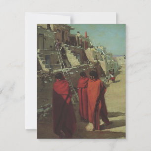 Native American, Hopi Pueblo door Louis Akin