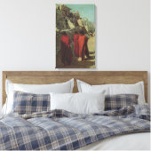 Native American, Hopi Pueblo door Louis Akin Canvas Afdruk (Insitu (Slaapkamer))