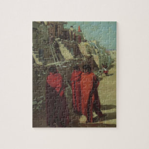  Native American, Hopi Pueblo door Louis Akin Legpuzzel