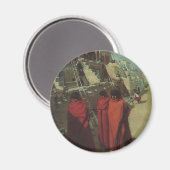  Native American, Hopi Pueblo door Louis Akin Magneet (Voorkant / Achterkant)