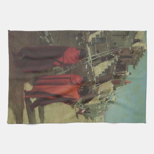  Native American, Hopi Pueblo door Louis Akin Theedoek (Horizontaal)