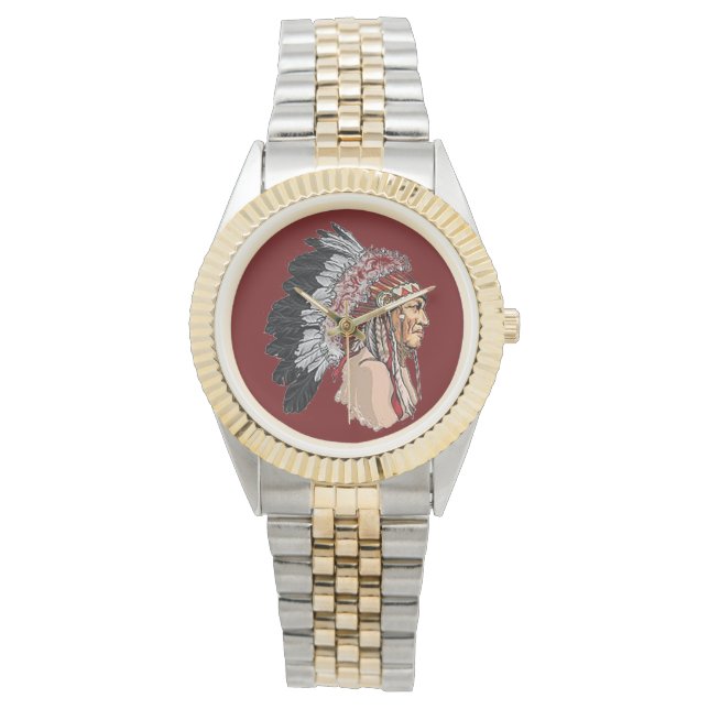 Native American Horloge (Voorkant)