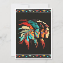 Native American Horse Invitations