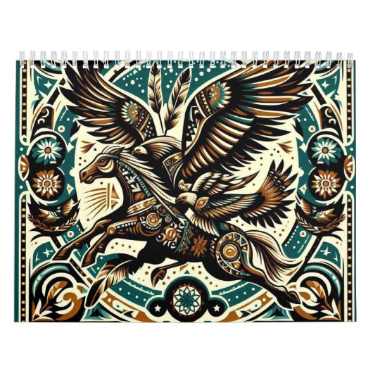 Native American Horse Kalender (Hoes)