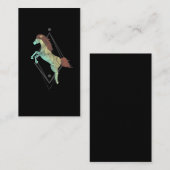 Native American Horse Tribal Illustration Visitekaartje (Voorkant / Achterkant)