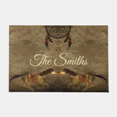 Native American Horses & Dream Catcher Deurmat (Voorkant)