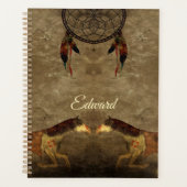 Native American Horses & Dream Catcher Planner (Voorkant)