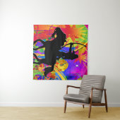 Native American Hunter Tapestry Wandkleed (In Situ (horizontaal))