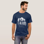 Native American Immigrant Immigration Build Wall T-shirt (Voorkant volledig)