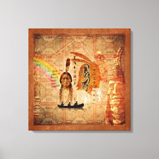 Native American Impressions Canvas Afdruk (Voorkant)