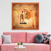 Native American Impressions Canvas Afdruk (Insitu (Woonkamer))