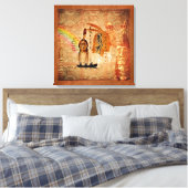 Native American Impressions Canvas Afdruk (Insitu (Slaapkamer))