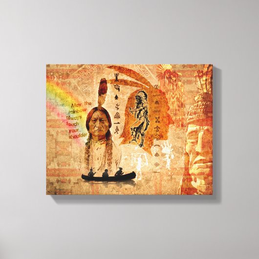 Native American Impressions Canvas Afdruk (Voorkant)