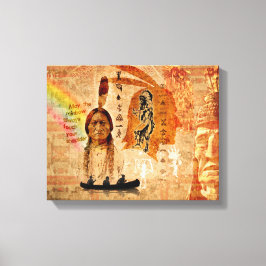 Native American Impressions Canvas Afdruk