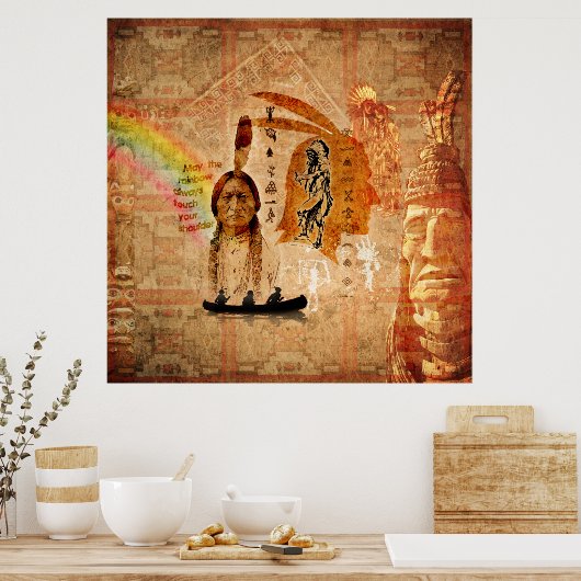 Native American Impressions Poster (Keuken)