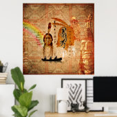 Native American Impressions Poster (Thuiskantoor)