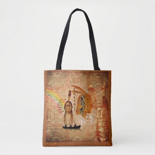 Native American Impressions Tote Bag (Voorkant)