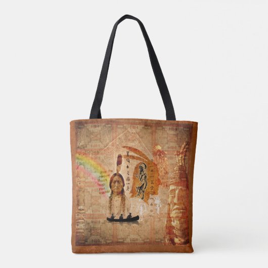 Native American Impressions Tote Bag (Achterkant)