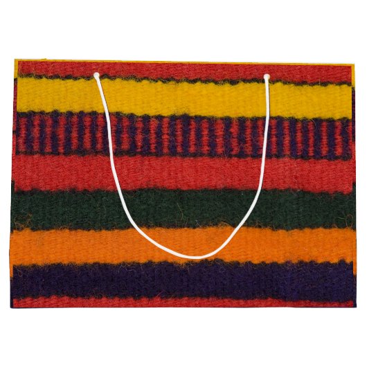 Native American Indiaanse regenboogkleur Large Cadeautasje (Achterkant)