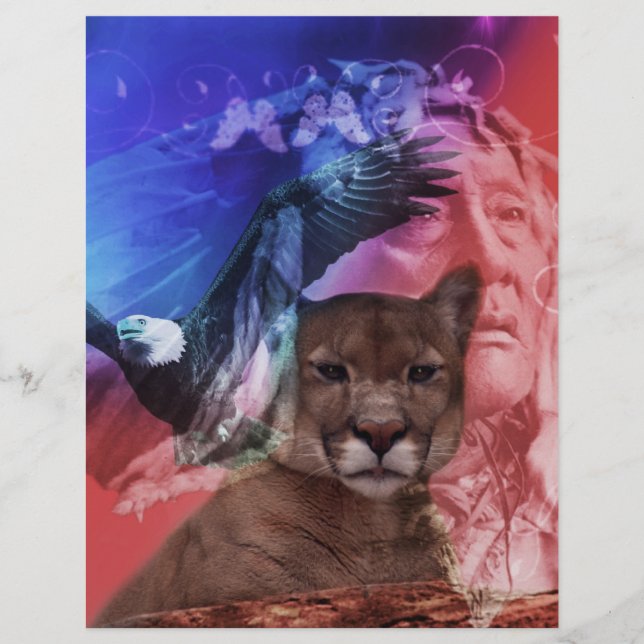 Native American Indian Chief (Voorkant)