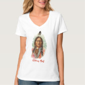 Native American Indian Chief Plays T-shirt (Voorkant)