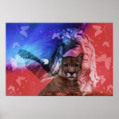 Native American Indian Chief Poster (Voorkant)