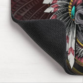 Native American Indian Chief Skull Muismat (Hoek)