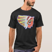 Native American Indian Chief T-shirt (Voorkant)