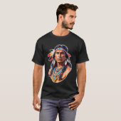 Native American Indian Chief T-shirt (Voorkant volledig)