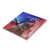 Native American Indian Chief Tegeltje (Zijkant)