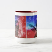 Native American Indian Chief Tweekleurige Koffiemok (Center)