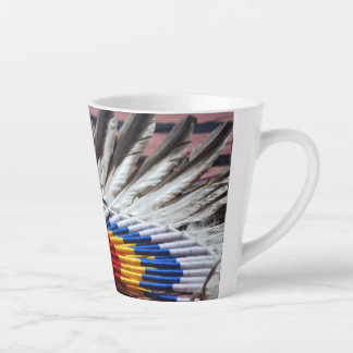 Native American Indian decorated Latte Mug  Latte Mok