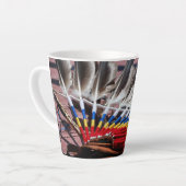 Native American Indian decorated Latte Mug  Mok (Linkerhoek)
