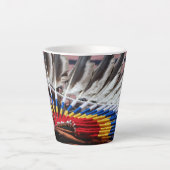 Native American Indian decorated Latte Mug  Mok (Voorkant)
