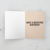 NATIVE AMERICAN INDIAN GIRL ART BIRTHDAY KAART (Binnen)