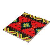 Native American Indian Ornamental Tile Tegeltje (Zijkant)