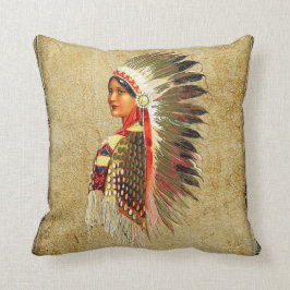 Native American Indian Princess Kussen