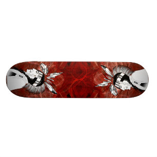Native American Indian Profile Persoonlijk Skateboard