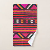 Native American Indian roze texture design Bad Handdoek (Handdoek)