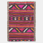 Native American Indian roze texture design Deken (Voorkant Verticaal)