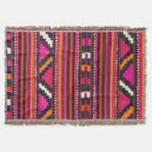 Native American Indian roze texture design Deken (Voorkant)