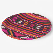 Native American Indian roze texture design Papieren Bordje (Gekanteld)