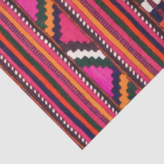 Native American Indian roze texture design Tissuepapier (Detail)