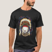 Native American Indian Sheep Lamb Indigenous Peopl T-shirt (Voorkant)
