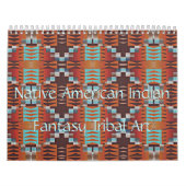 Native American Indian Tribal Pattern Art Kalender (Hoes)