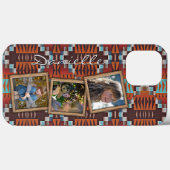 Native American Indian Tribal Pattern Custom Case-Mate iPhone Case (Achterkant (horizontaal))