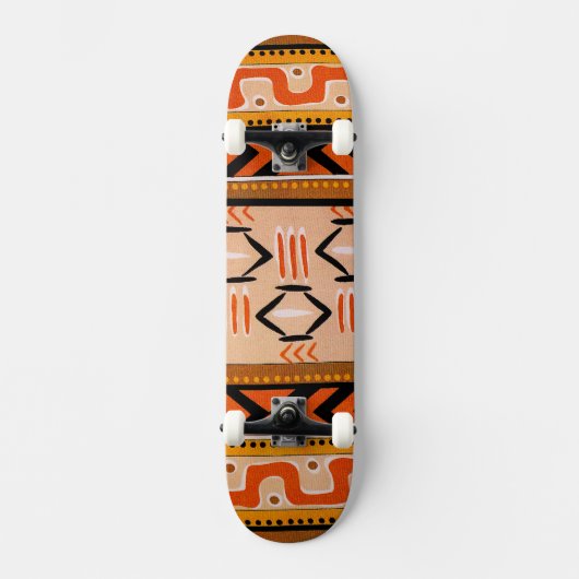 Native American Indian Tribal Skateboard (Voorkant)