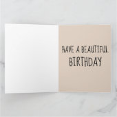 NATIVE AMERICAN INDIAN VROUW BIRTHDAY KAART (Binnen)