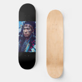 NATIVE AMERICAN INDIAN WARRIOR SKATEBOARD DECL (Voorkant)