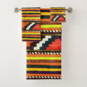 Native American Indian yellow design Bad Handdoek (Insitu)